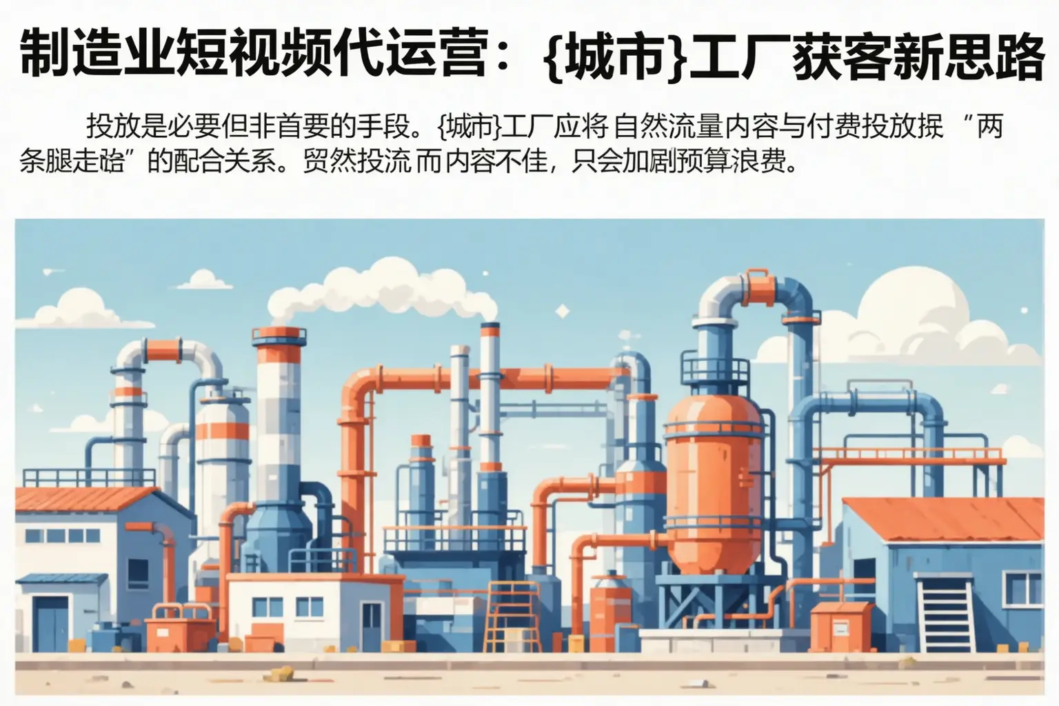制造业短视频代运营：灵台工厂获客新思路